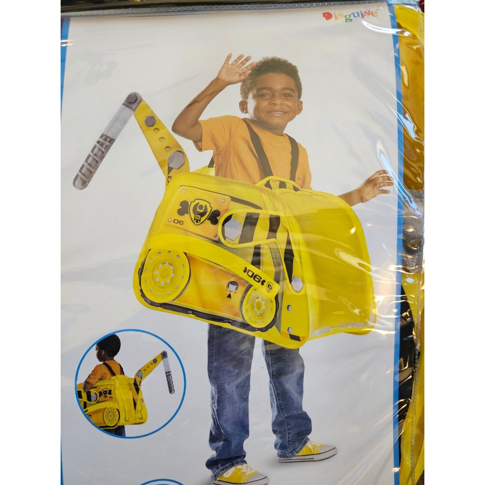 Nickelodeon Paw Patrol Rubble Pop Out Child Costume‎ One Size Fits Most 4+